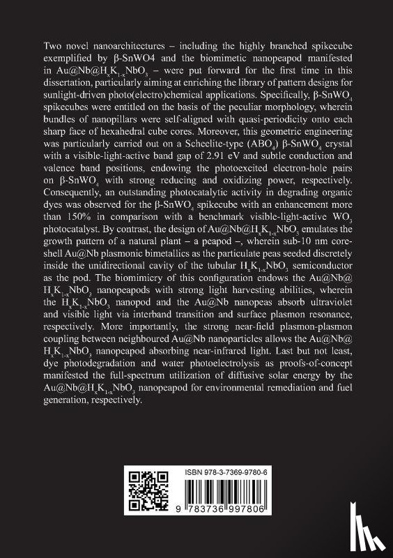 Ying-Chu, Chen - Advanced Nanoarchitectures with Photocatalytic Functionality