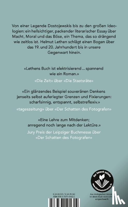 Lethen, Helmut - Der Sommer des Großinquisitors