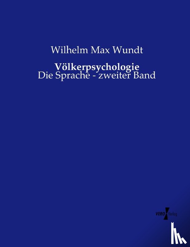Wundt, Wilhelm Max - Voelkerpsychologie