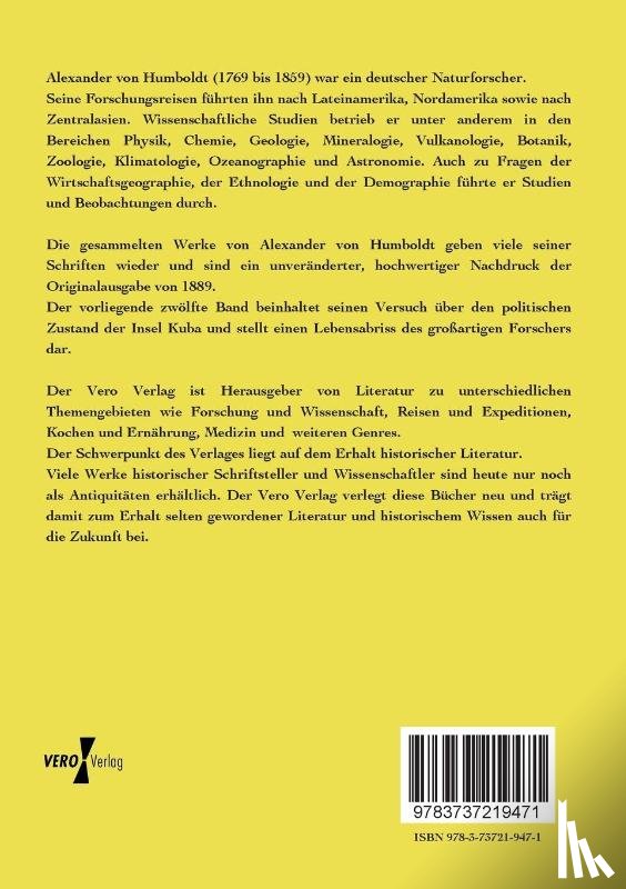 Humboldt, Alexander Von, Hauff, Hermann - Gesammelte Werke von Alexander von Humboldt