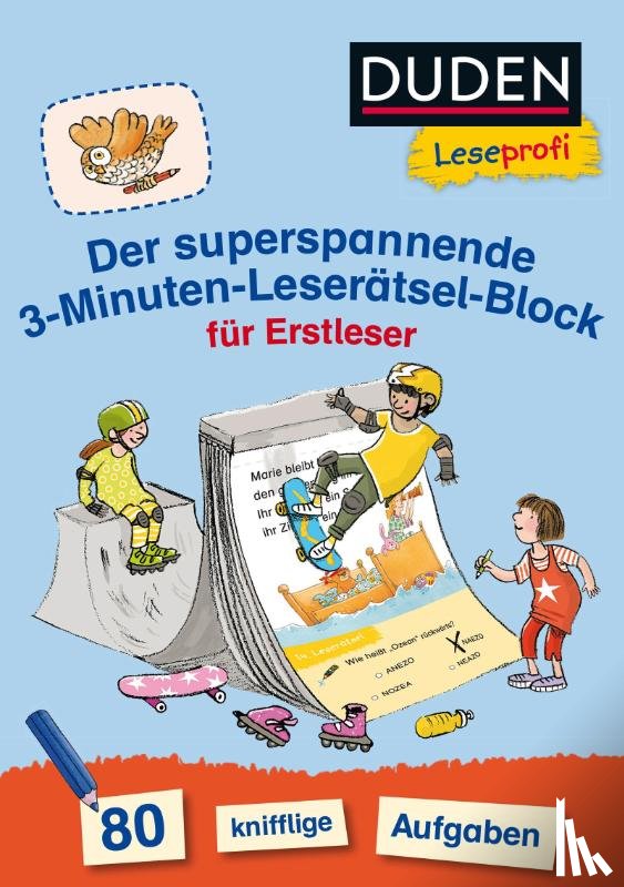 Moll, Susanna - Duden Leseprofi - Der superspannende 3-Minuten-Leserätsel-Block für Erstleser