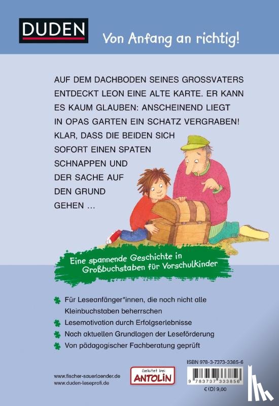 Mai, Manfred, Lenz, Martin - Duden Leseprofi - DIE GEHEIMNISVOLLE SCHATZKARTE, Erstes Lesen
