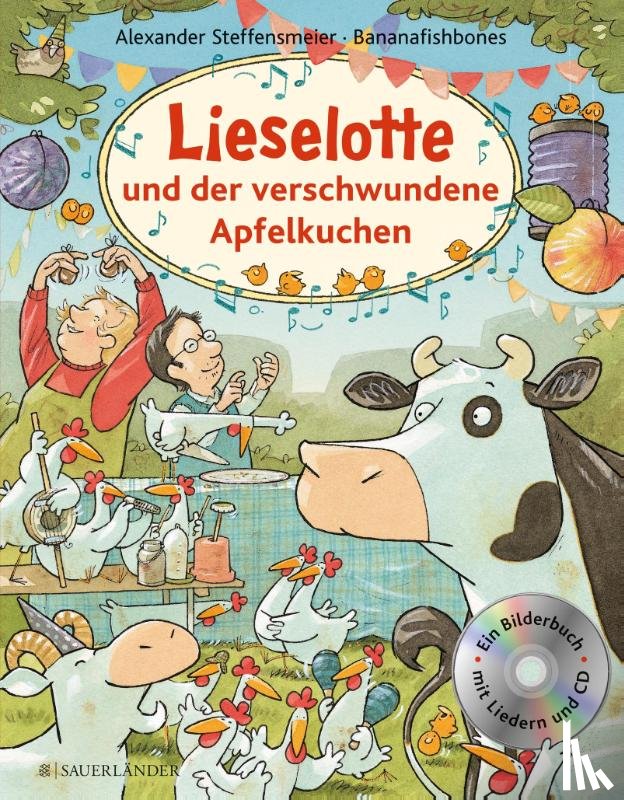 Steffensmeier, Alexander, Bananafishbones - Lieselotte und der verschwundene Apfelkuchen. Buch mit CD