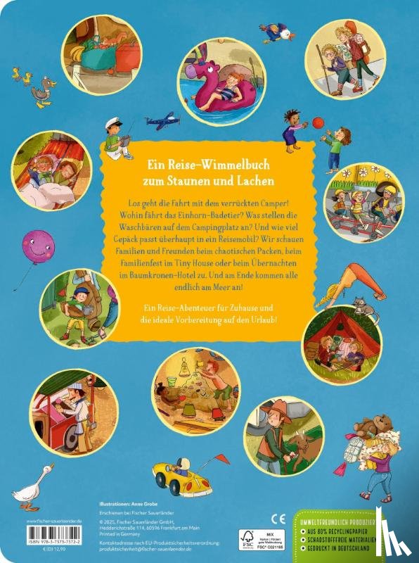  - Camper, Zelt und Ferienzeit. Unser großes Reise-Wimmelbuch