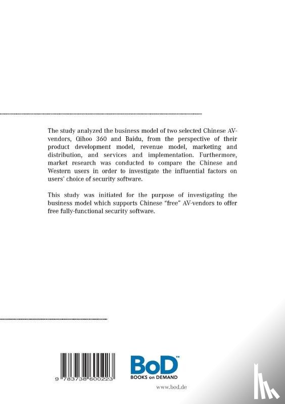 Stelzhammer, Peter, Clementi, Andreas, Yiming, Yang - Free Antivirus and its Market Implimentation