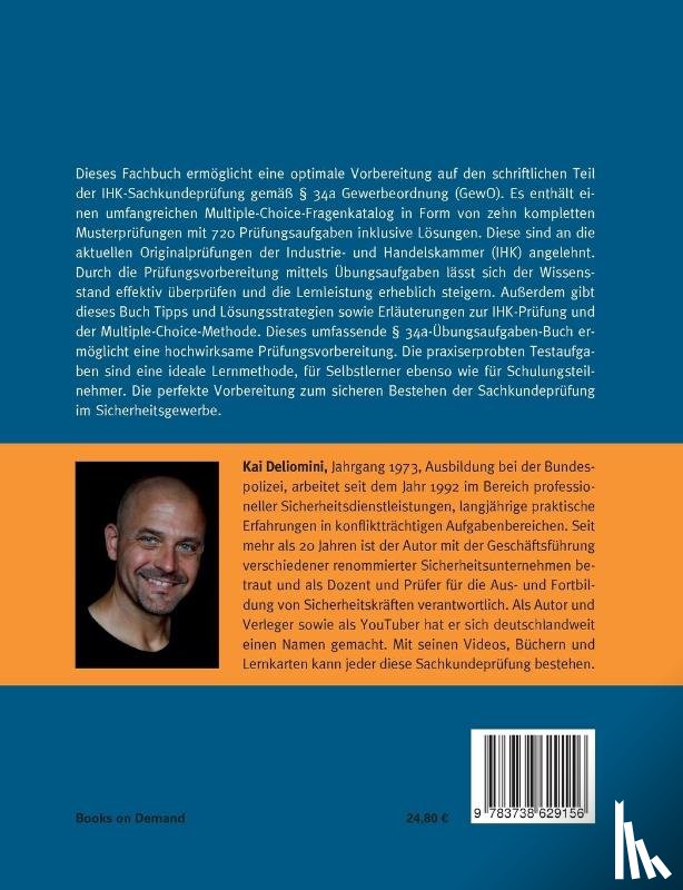 Deliomini, Kai - Die Sachkundeprufung gemass 34a GewO