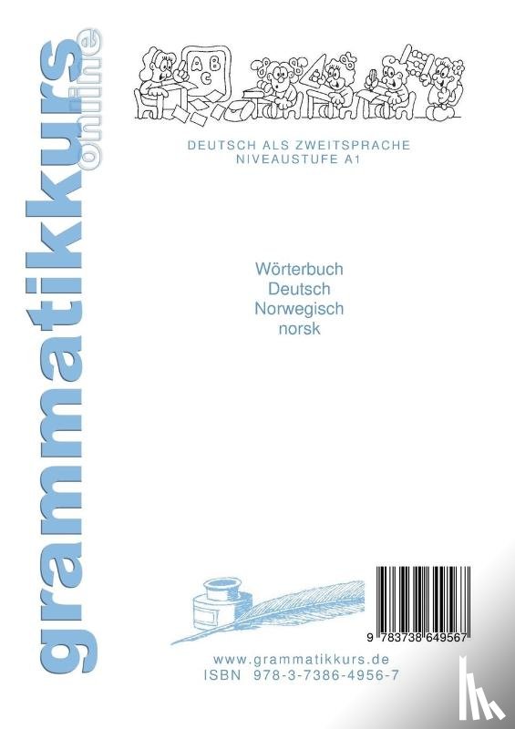 Schachner, Marlene, Akom, Edouard - Woerterbuch Deutsch - Norwegisch - Englisch Niveau A1