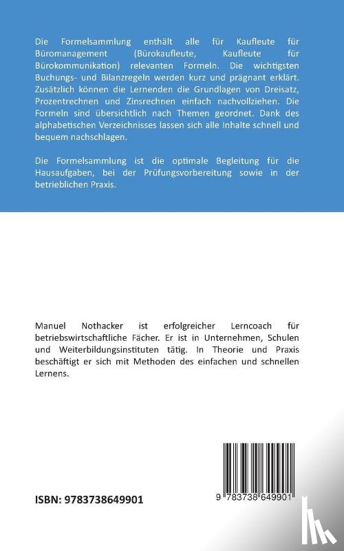 Nothacker, Manuel - Die Formelsammlung