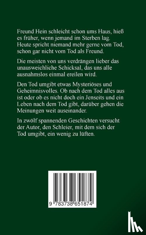 Eich, Raimund - Geschichten vom Tod