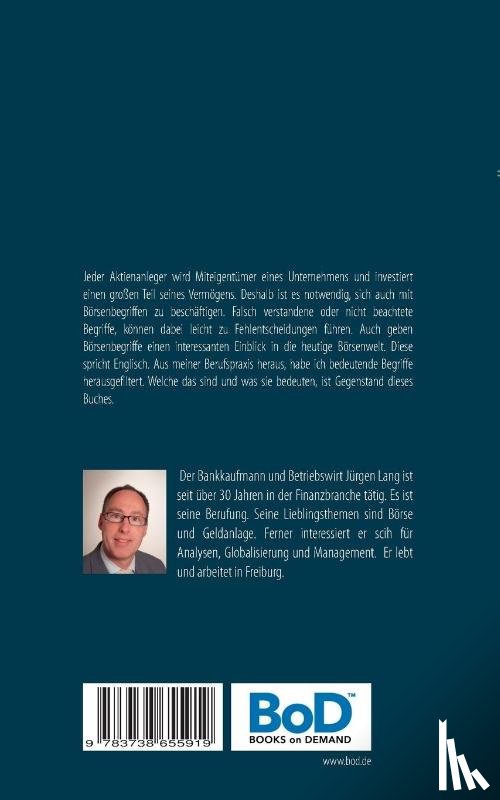 Lang, Jurgen - Boersenbegriffe fur internationale Boersenanleger