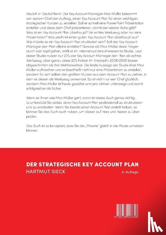 Sieck, Hartmut - Der strategische Key Account Plan