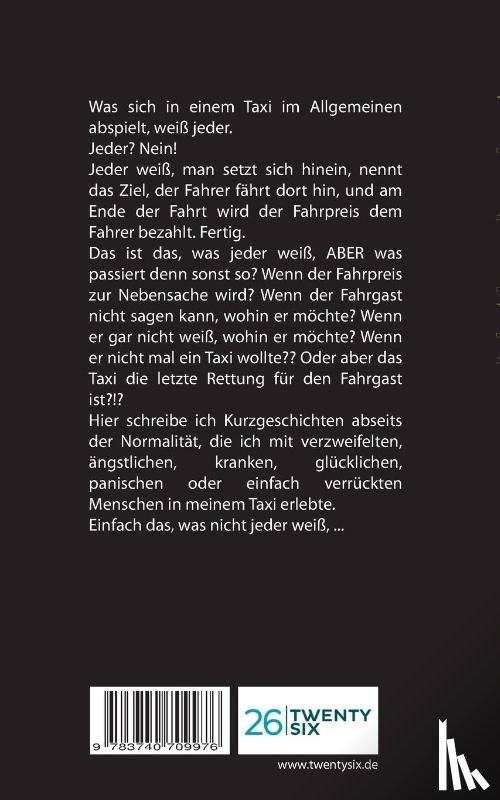 Milosevic, Marco - Die etwas anderen Taxigeschichten. Oder