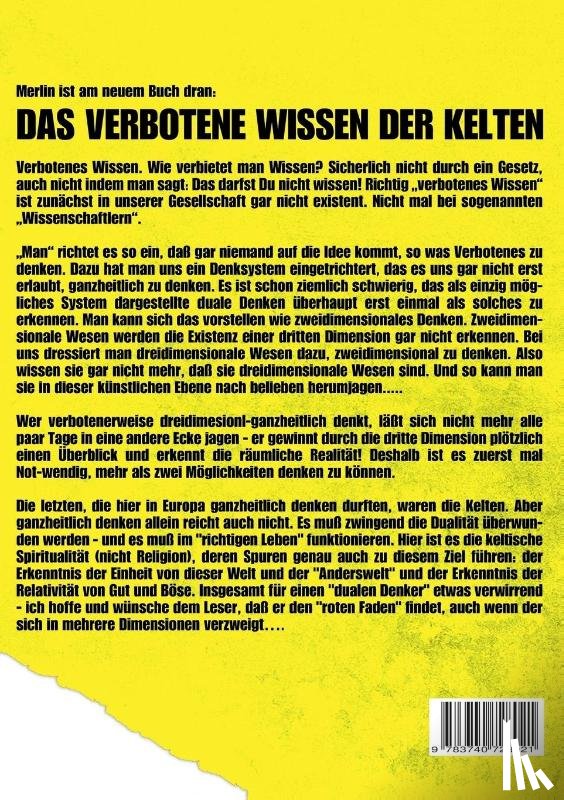 Merlin, Markus W - Das verbotene Wissen der Kelten