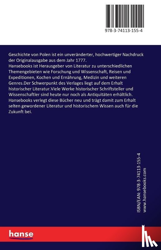 Wagner, Daniel Ernst - Geschichte von Polen