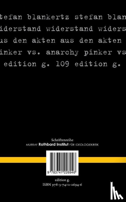 Blankertz, Stefan - Widerstand