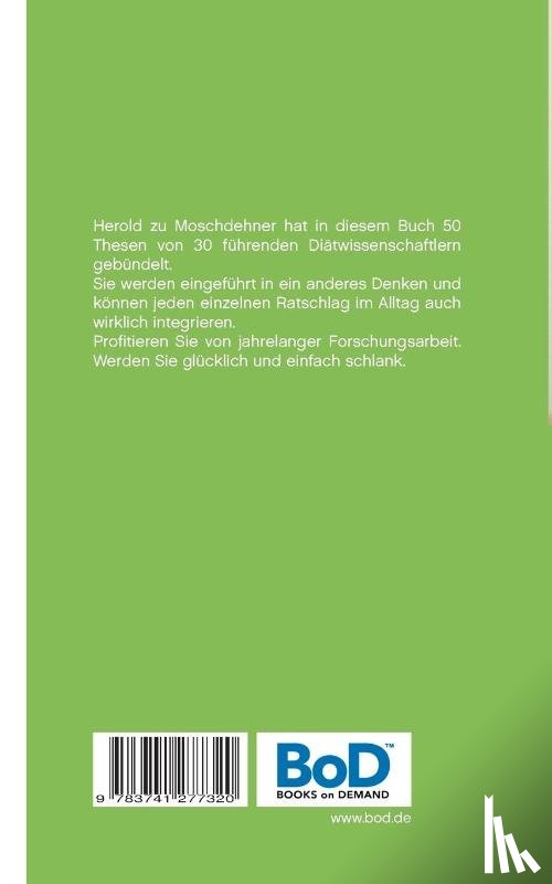 Zu Moschdehner, Herold - 50 Fakten zur effektiven Gewichtsabnahme