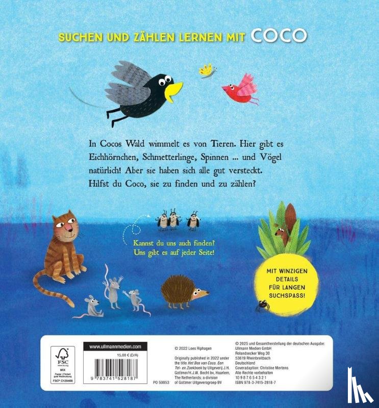 Riphagen, Loes - Coco und ihre Freunde - Ein Such- und Zählbuch