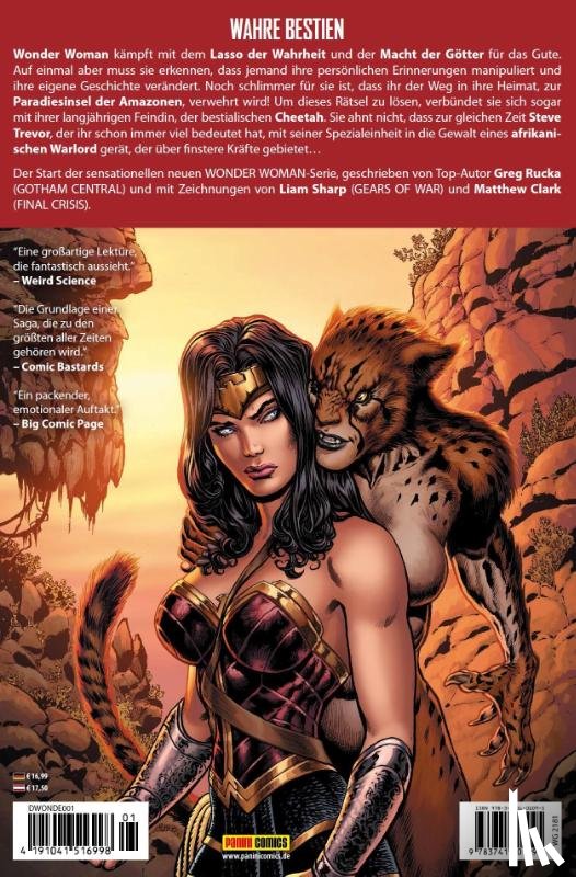 Rucka, Greg, Sharp, Liam, Clark, Matthw - Wonder Woman 01 (2. Serie): Die Lügen