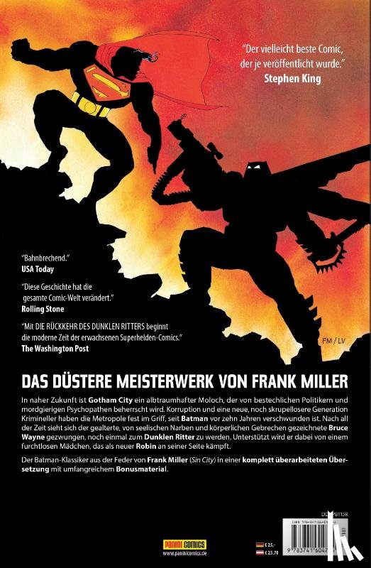 Miller, Frank, Janson, Klaus, Varley, Lynn - Batman: Dark Knight I: Die Rückkehr des Dunklen Ritters (überarbeitete Neuauflage)