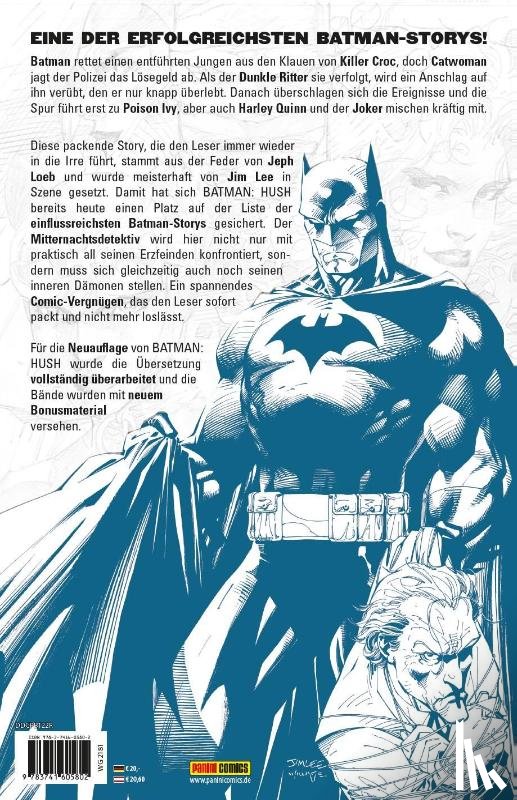 Loeb, Jeph, Lee, Jim - Batman: Hush (Neuausgabe)