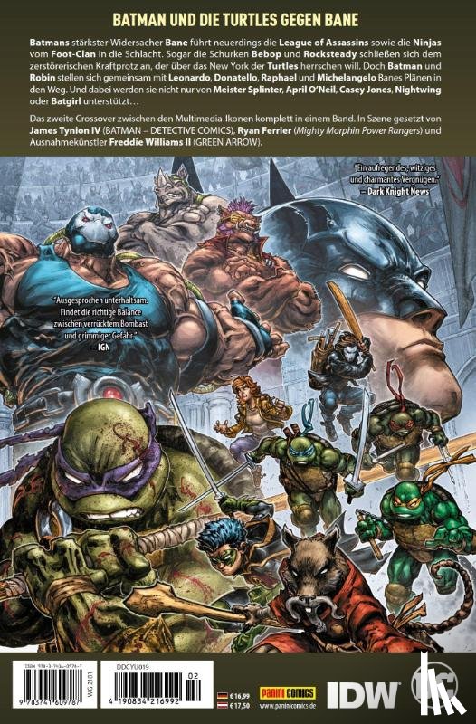 Tynion Iv, James, Ferrier, Ryan, Williams II, Freddie - Batman/Teenage Mutant Ninja Turtles: Der Dunkle Ritter in New York