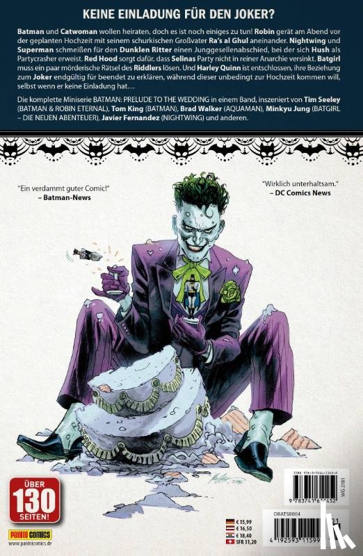 King, Tom, Mann, Clay, Seeley, Tim, Walker, Brad - Batman: Die Vorgeschichte zur Hochzeit