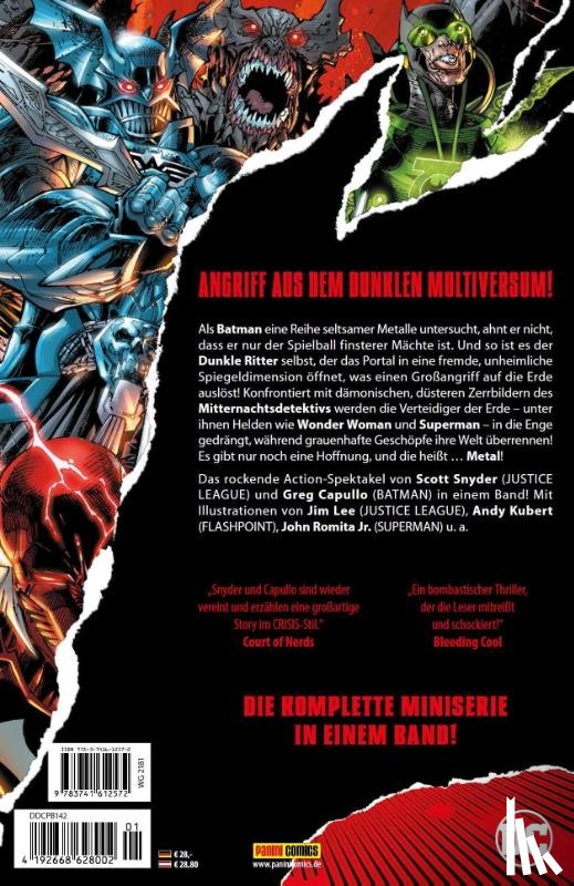Snyder, Scott, Morrison, Grant, Tynion Iv, James, Williamson, Joshua - Batman Metal Sammelband