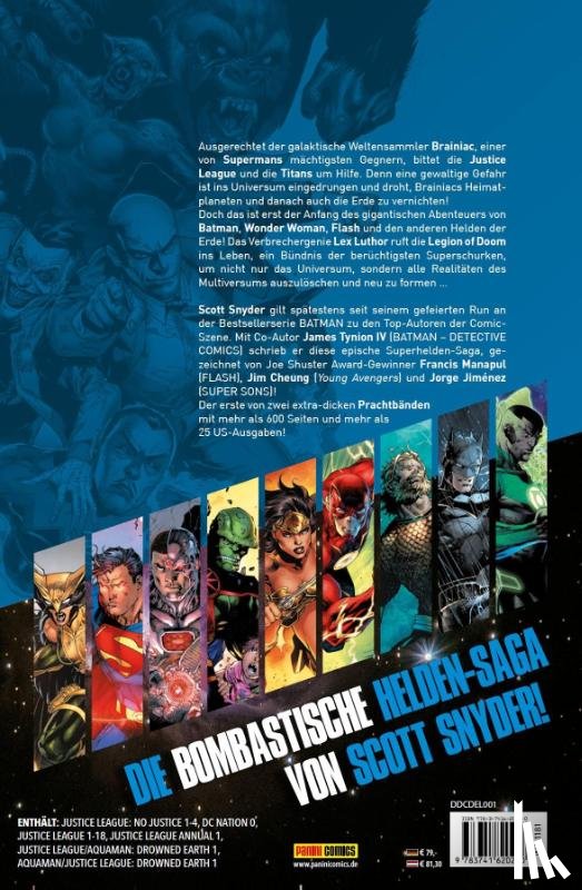 Snyder, Scott, Tynion Iv, James, Williamson, Joshua, Cheung, Jim - Justice League von Scott Snyder (Deluxe-Edition)