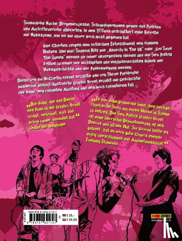 Mccarthy, Jim, Parkhouse, Steve - Sex Pistols - Die Graphic Novel