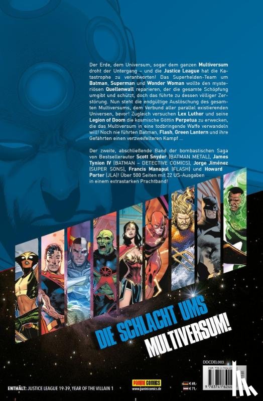 Snyder, Scott, Jiménez, Jorge, Tynion IV, James, Fernandez, Javier - Justice League von Scott Snyder (Deluxe-Edition)