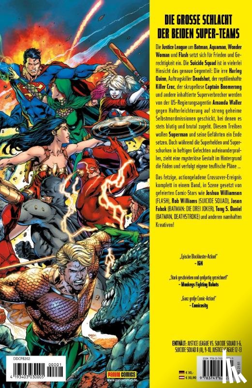 Williamson, Joshua, Williams, Rob, Fabok, Jason, Daniel, Tony S. - Justice League vs. Suicide Squad