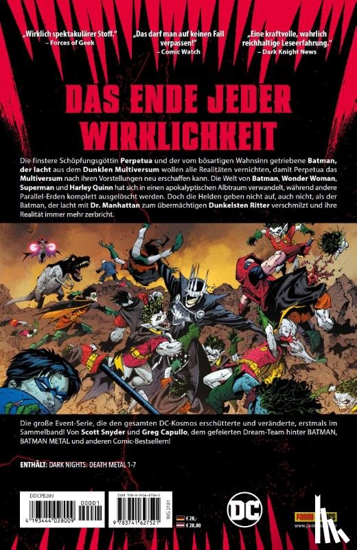 Snyder, Scott, Capullo, Greg, Paquette, Yanick, Hitch, Bryan - Batman: Death Metal