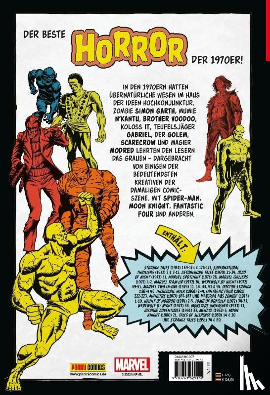 Colan, Gene, Buscema, John, Gerber, Steve, Moench, Doug - Marvel Horror Classic Collection