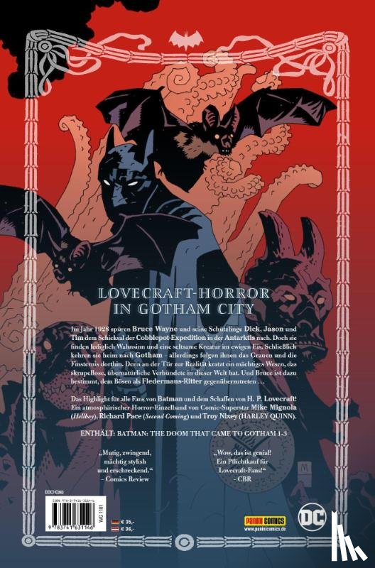 Mignola, Mike, Pace, Richard, Nixey, Troy - Batman: Schatten über Gotham (Deluxe Edition)