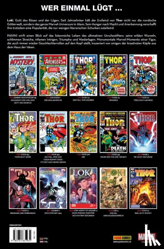 Lee, Stan, Kirby, Jack, Simonson, Walter, Defalco, Tom - Loki Anthologie