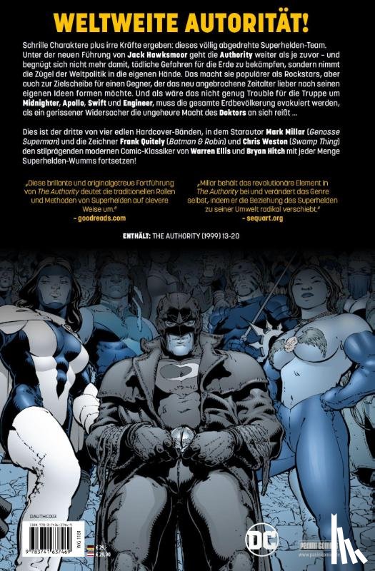Millar, Mark, Quitely, Frank, Weston, Chris - The Authority (Deluxe Edition)