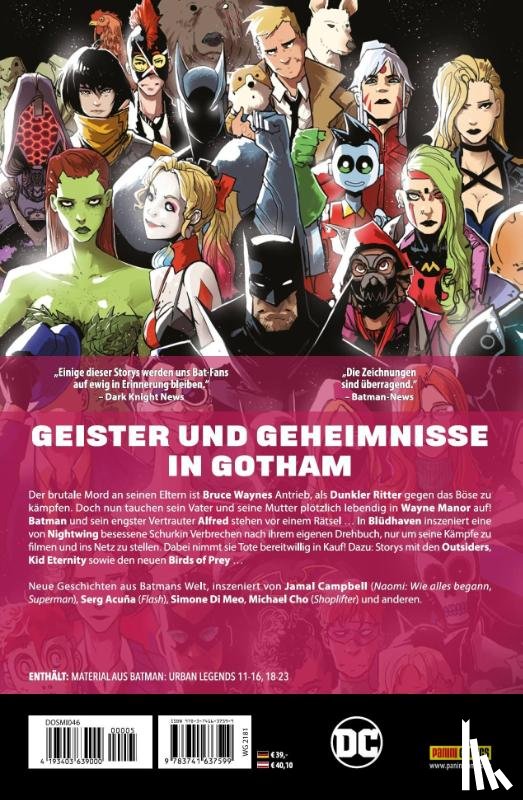 Campbell, Jamal, Acuna, Serg, Di Meo, Simone, Cho, Michael - Batman: Urban Legends - Die Geister von Gotham