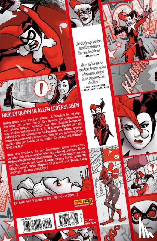 Zdarsky, Chip, Maguire, Kevin, Redondo, Bruno, Simone, Gail - Harley Quinn: Schwarz, Weiß und noch röter