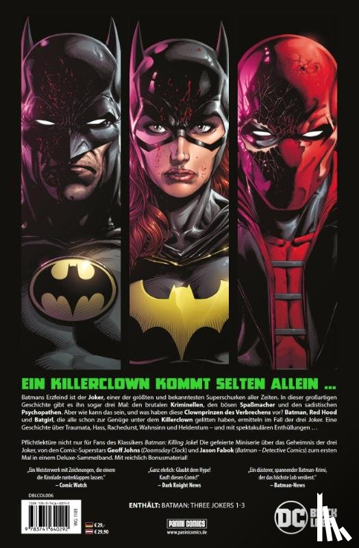 Johns, Geoff, Fabok, Jason - Batman: Die drei Joker (Deluxe-Edition)