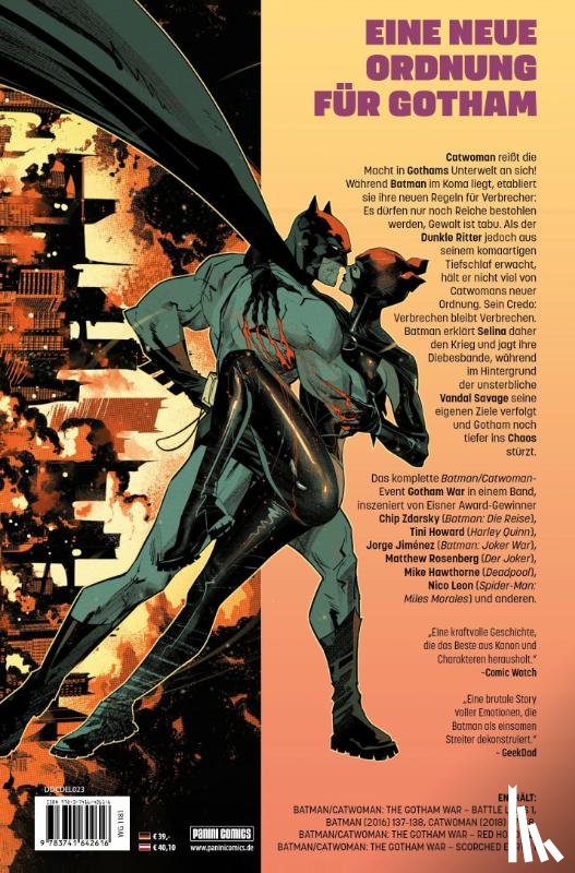 Zdarsky, Chip, Jiménez, Jorge, Hawthorne, Mike, Howard, Tini - Batman: Gotham War (Deluxe Edition)