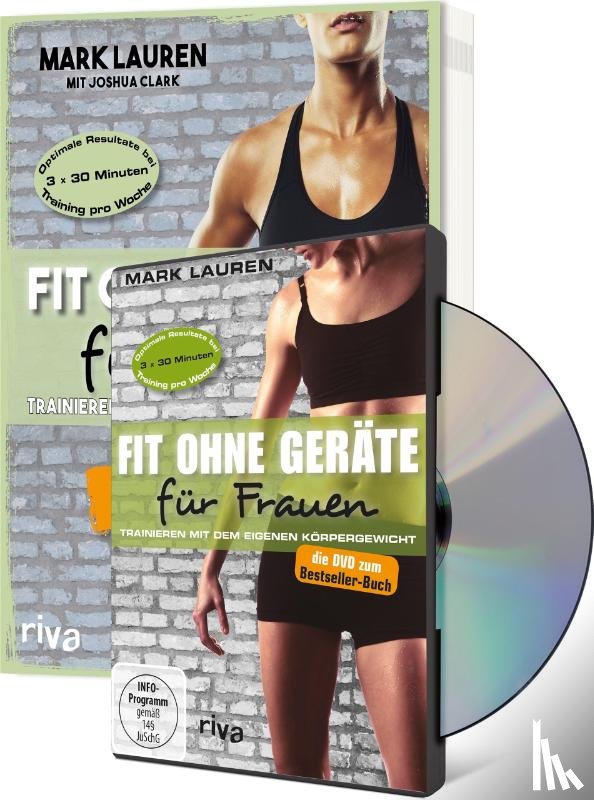 Lauren, Mark, Clark, Joshua - Fit ohne Geräte für Frauen Buch + DVD - Bundle