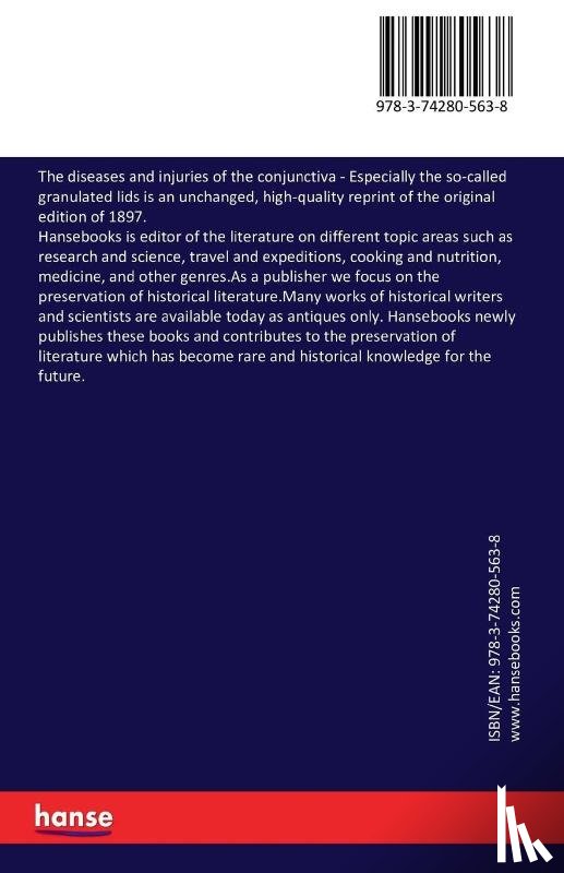 Thompson, John H - The diseases and injuries of the conjunctiva
