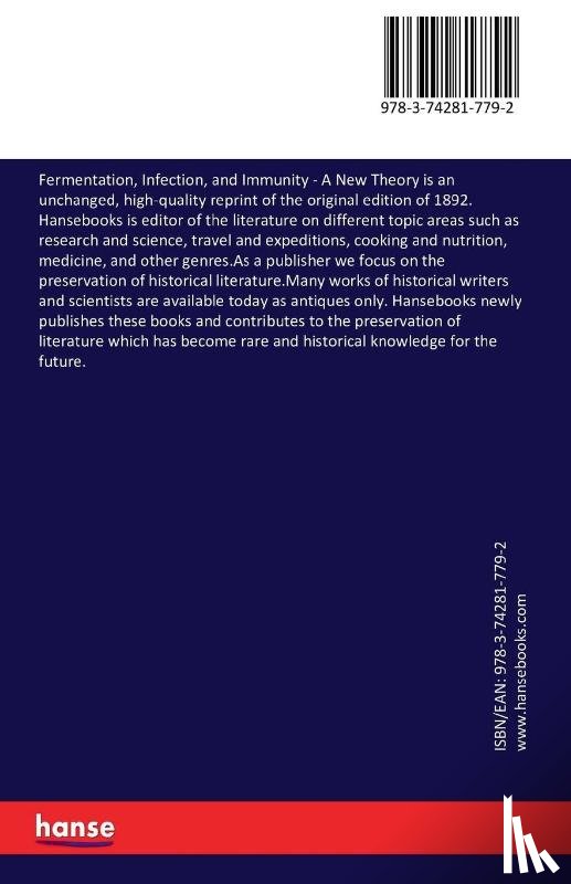 McLaughlin, James Wharton - Fermentation, Infection, and Immunity