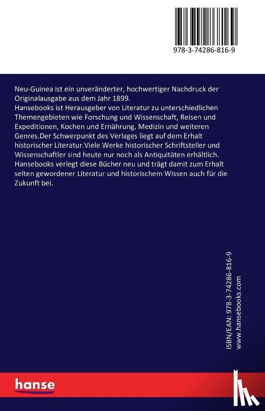 Krieger, Maximilian - Neu-Guinea