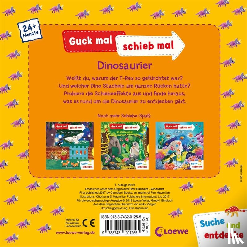  - Guck mal, schieb mal! Suche und entdecke - Dinosaurier