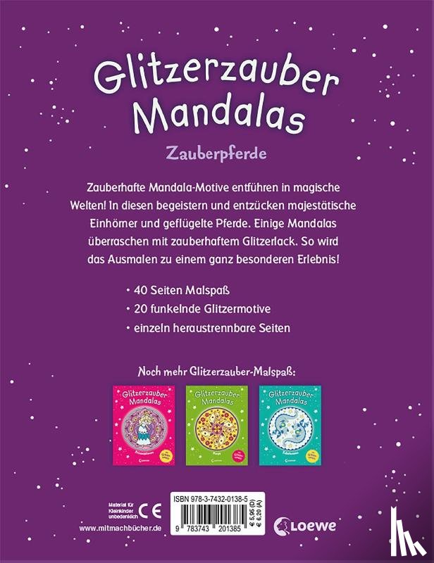  - Glitzerzauber-Mandalas - Zauberpferde