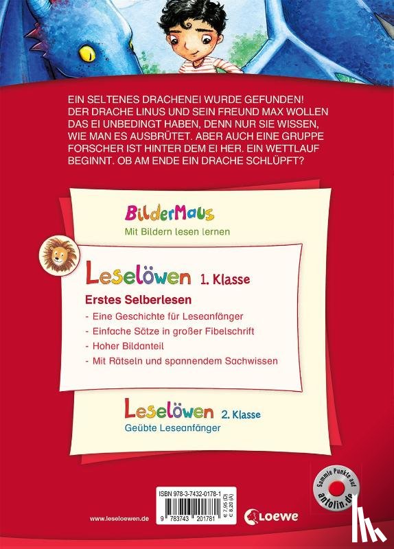 Stütze & Vorbach - Leselöwen 1. Klasse - Das geheimnisvolle Drachenei