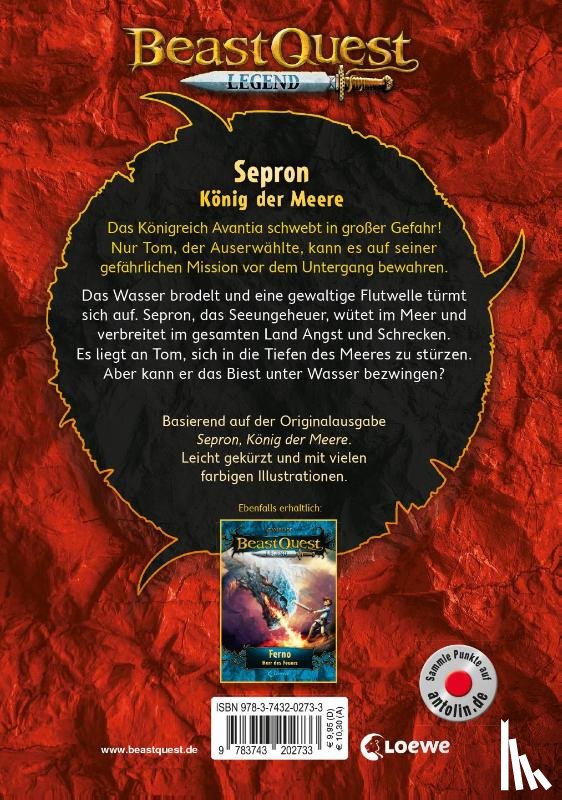 Blade, Adam - Beast Quest Legend 2 - Sepron, König der Meere