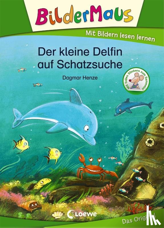 Henze, Dagmar - Bildermaus - Der kleine Delfin auf Schatzsuche