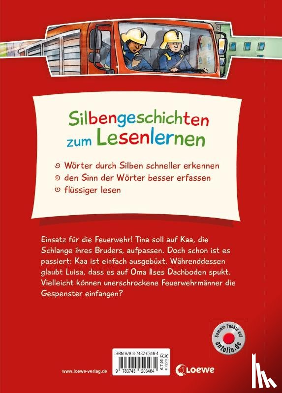 Mannel, Beatrix - Silbengeschichten zum Lesenlernen - Feuerwehrgeschichten